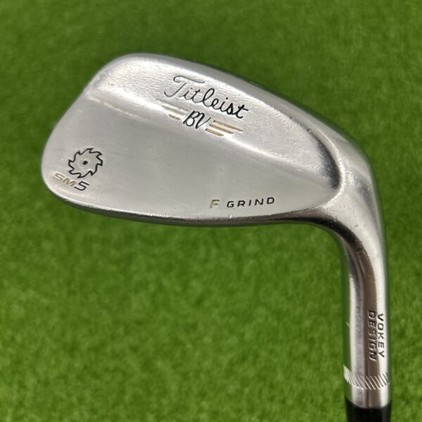 Titleist Vokey SM5 F Grind Gap Wedge / 50 Degree / Wedge Flex Vokey Steel Shaft