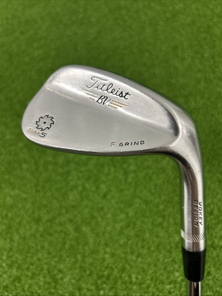 Titleist Vokey SM5 F Grind Gap Wedge / 50 Degree / Wedge Flex Vokey Steel Shaft