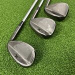 John Letters Tour Black 8620 Wedge Set / 52, 56, 60 / Stiff Flex ProjectX Shafts