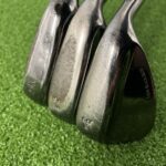 John Letters Tour Black 8620 Wedge Set / 52, 56, 60 / Stiff Flex ProjectX Shafts