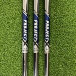 John Letters Tour Black 8620 Wedge Set / 52, 56, 60 / Stiff Flex ProjectX Shafts