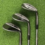 John Letters Tour Black 8620 Wedge Set / 52, 56, 60 / Stiff Flex ProjectX Shafts