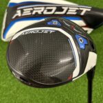 Cobra Aerojet LS Driver / 9 Degree / 0.75″ Shorter Stiff Flex Kal’li 60 Shaft