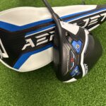 Cobra Aerojet LS Driver / 9 Degree / 0.75″ Shorter Stiff Flex Kal’li 60 Shaft