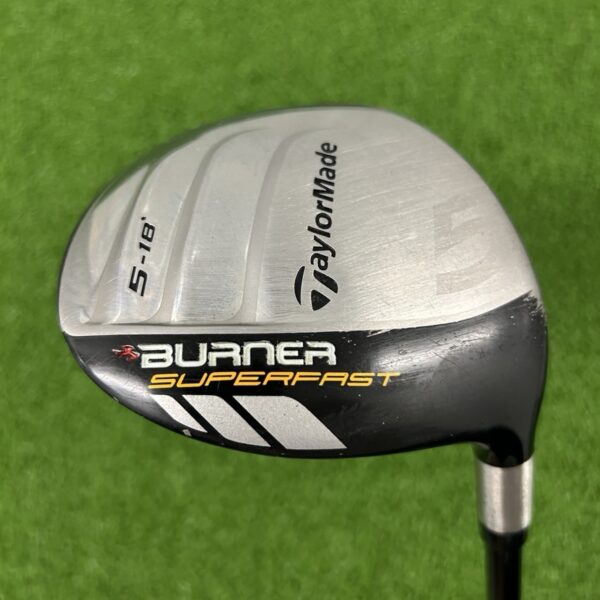 Used TaylorMade Burner SuperFast Fairway Wood - 18 Degree, Stiff-Regular Flex Mitsubishi Rayon Fubuki 50 Graphite Shaft