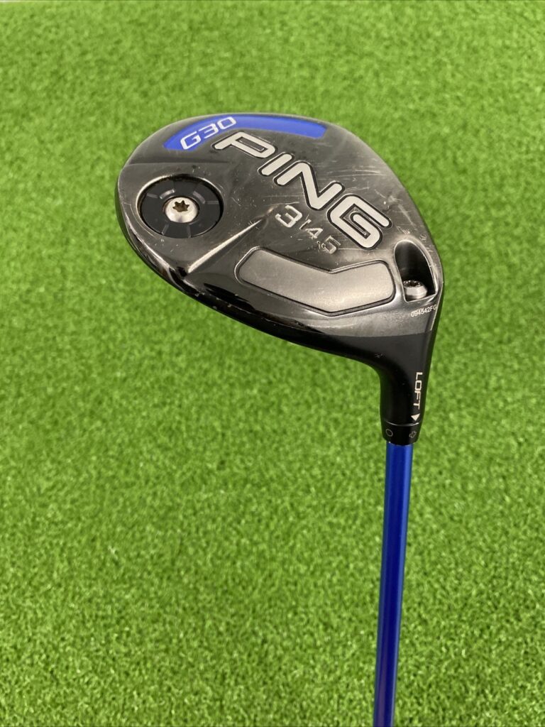 Used PING G30 Fairway Wood – 14.5 Degree, Regular Flex Ping TFC 419 Graphite Shaft