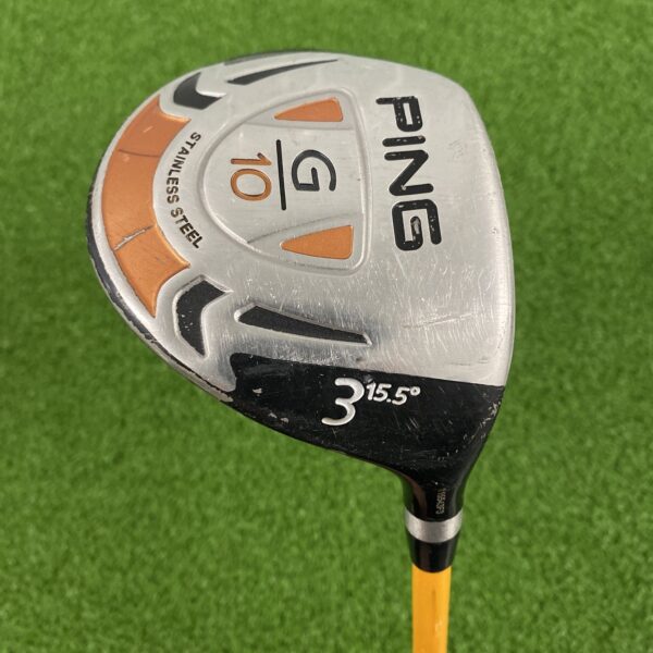 Used PING G10 Fairway Wood - 15.5 Degree, Regular Flex Ping TFC 129 Graphite Shaft