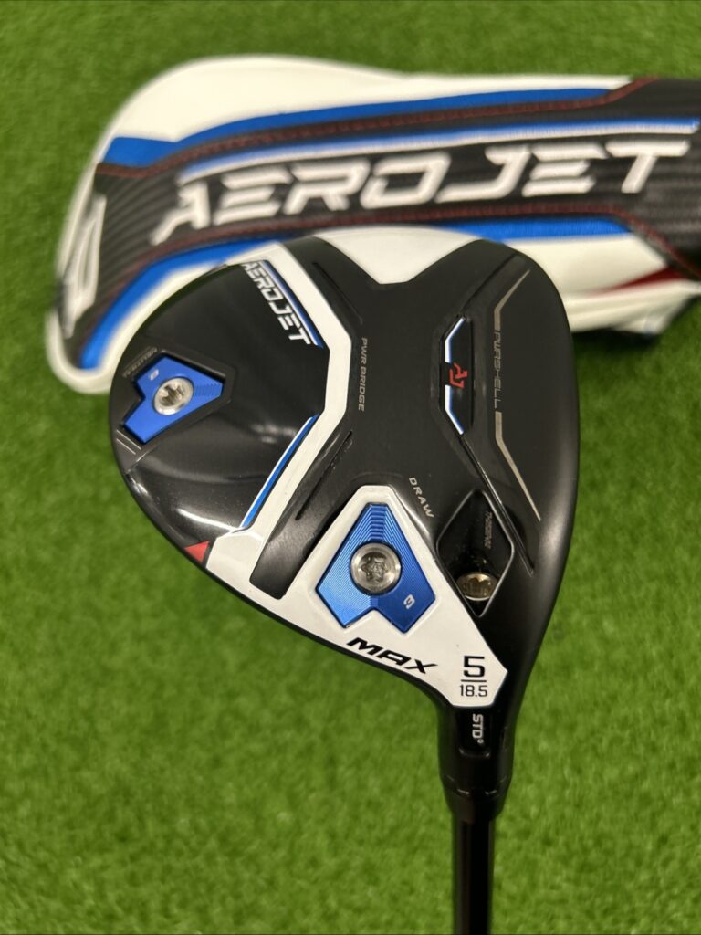 Used Cobra Aerojet Max Fairway Wood – 18.5 Degree, Regular Flex Fujikura Speeder NX Graphite Shaft