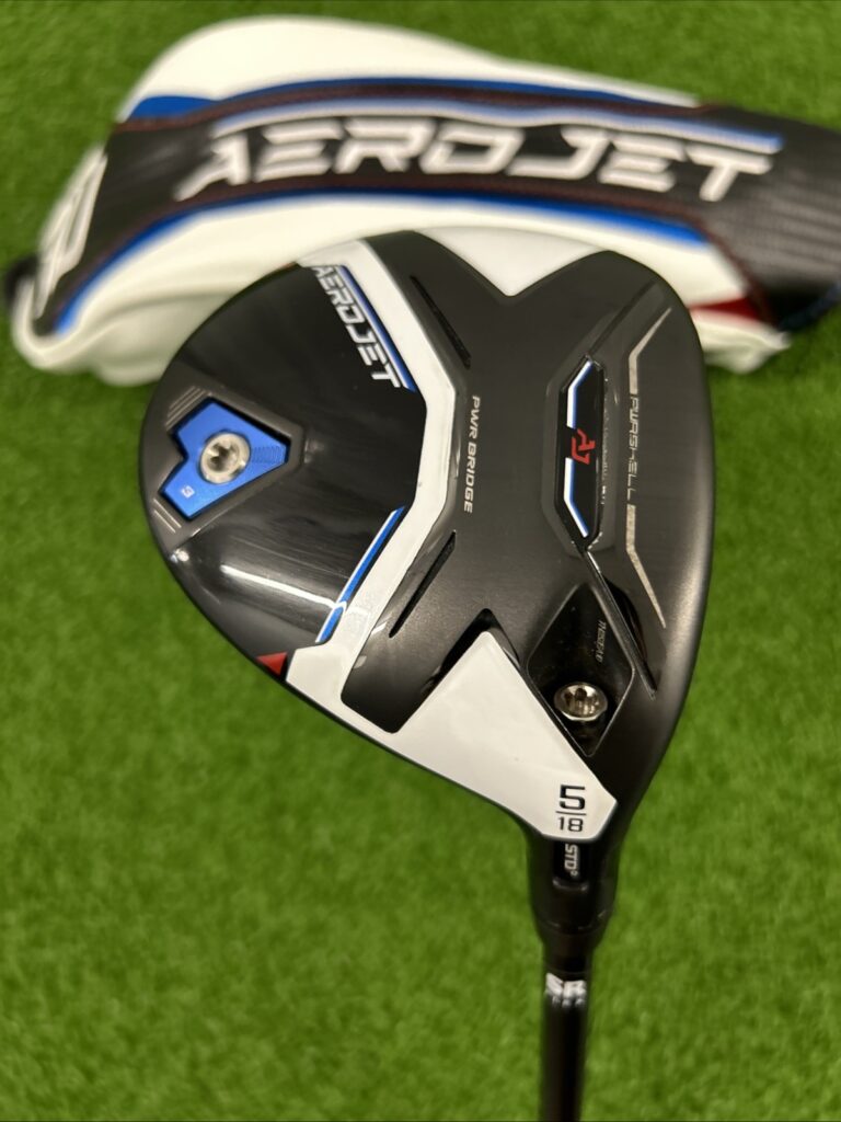 Used Cobra Aerojet Fairway Wood – 18 Degree, Stiff-Regular Flex Graphite Design Tour AD Shaft