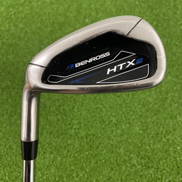 Used Left Handed Benross HTX 2 7 Iron - Regular Flex Steel Shaft
