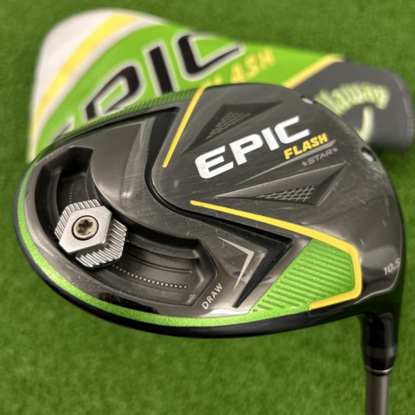 Used Callaway Epic Flash Star Driver - 10.5 Degree, Stiff-Regular Flex Speeder Evolution Graphite Shaft