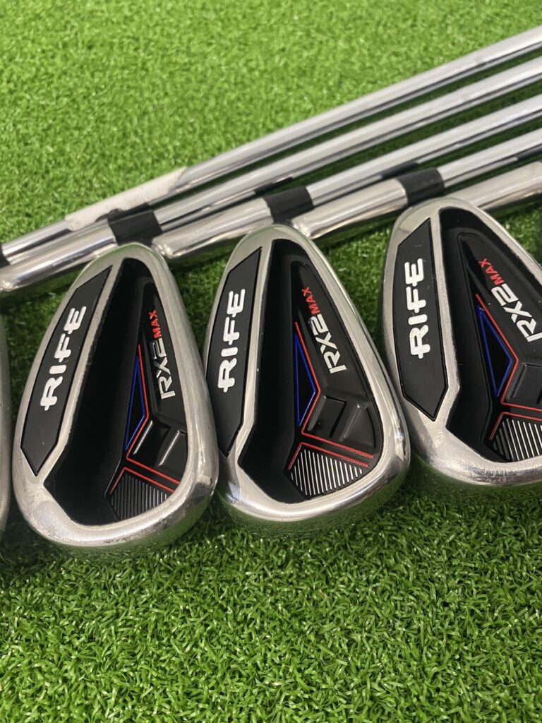 Used Rife RX2 Max Irons 5-PW+SW – Regular Flex Steel Shafts