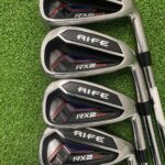 Used Rife RX2 Max Irons 5-PW+SW – Regular Flex Steel Shafts