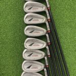 Used Yonex Cyber Star Nano V Irons 5-PW+SW+GW – Regular Flex Nano Speed Shaft 005 Graphite Shafts