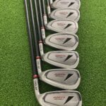 Used Yonex Cyber Star Nano V Irons 5-PW+SW+GW – Regular Flex Nano Speed Shaft 005 Graphite Shafts