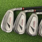 Used Yonex Cyber Star Nano V Irons 5-PW+SW+GW – Regular Flex Nano Speed Shaft 005 Graphite Shafts