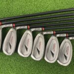 Used Yonex Cyber Star Nano V Irons 5-PW+SW+GW – Regular Flex Nano Speed Shaft 005 Graphite Shafts