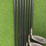 Used Yonex Cyber Star Nano V Irons 5-PW+SW+GW – Regular Flex Nano Speed Shaft 005 Graphite Shafts
