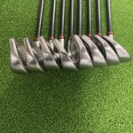 Used Yonex Cyber Star Nano V Irons 5-PW+SW+GW – Regular Flex Nano Speed Shaft 005 Graphite Shafts