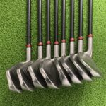 Used Yonex Cyber Star Nano V Irons 5-PW+SW+GW – Regular Flex Nano Speed Shaft 005 Graphite Shafts