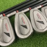 Used Yonex Cyber Star Nano V Irons 5-PW+SW+GW – Regular Flex Nano Speed Shaft 005 Graphite Shafts