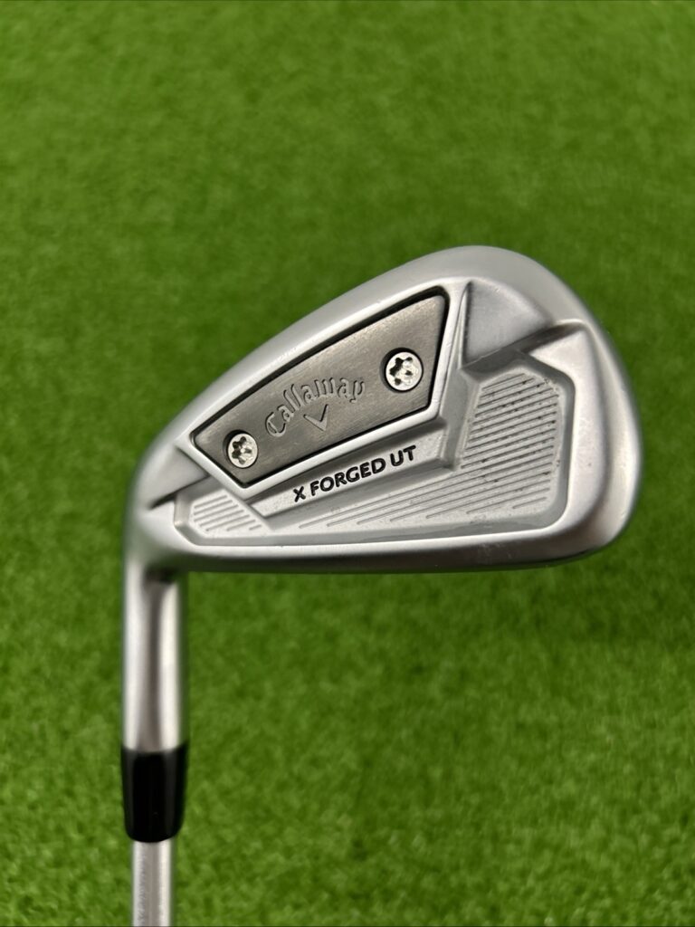 Used Left Handed Callaway X Forged UT (2021) 3 Iron – 21 Degree, Stiff Flex ProjectX U 110g Steel Shaft