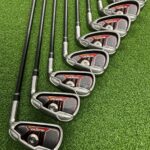Used TaylorMade Burner Plus Irons 4-PW+SW – Regular Flex RE-AX Superfast Burner Plus Graphite Shafts