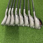 Used TaylorMade Burner Plus Irons 4-PW+SW – Regular Flex RE-AX Superfast Burner Plus Graphite Shafts