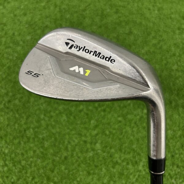 Used TaylorMade M1 2017 Sand Wedge - 55 Degree, Regular Flex Mitsubishi Rayon TM7-117 Graphite Shaft