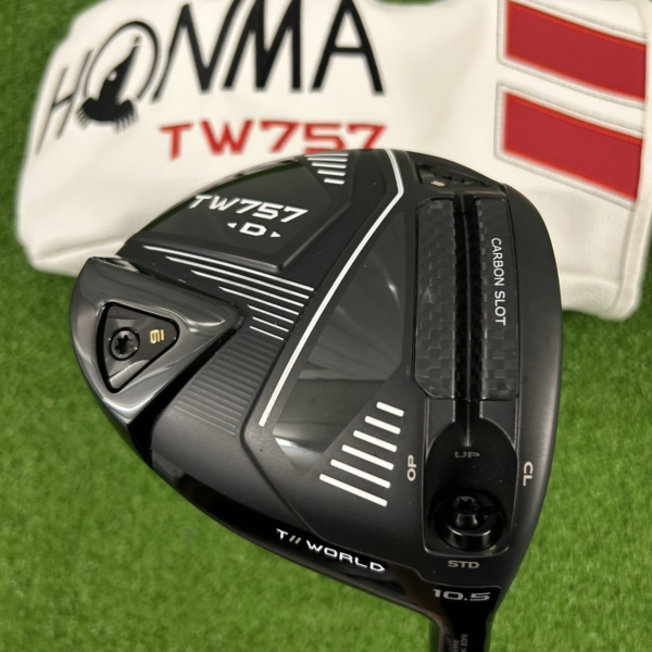 Used Honma Tour World TW757 D Driver - 10.5 Degree, Stiff Flex Vizard 50 Graphite Shaft