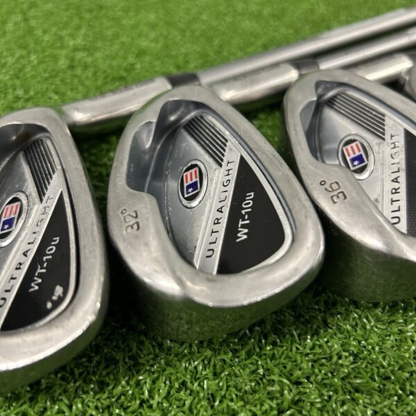 Used U.S. Kids Golf WT-10u Ultralite Irons 5-PW - Youth Flex U.S. Kids Golf WT-10 Ultra Lite 60" Graphite Shafts