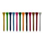 coloured bamboo golf tees