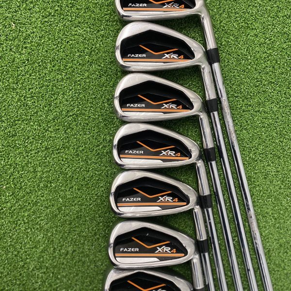 Used Fazer XR4 Irons 5-PW+SW - Regular Flex Steel Shafts