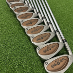 LEFT-HANDED Taylormade LCG Burner Irons / 3-SW / R-Flex R-80 Rifle Steel Shafts