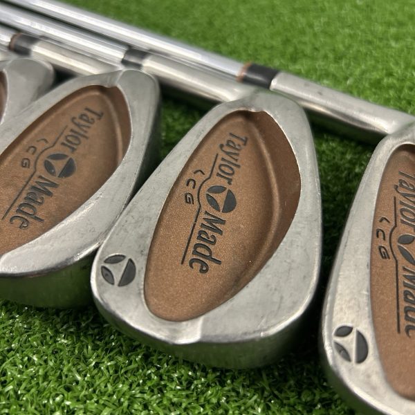 LEFT-HANDED Taylormade LCG Burner Irons / 3-SW / R-Flex R-80 Rifle Steel Shafts