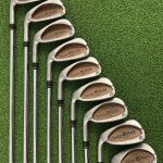 LEFT-HANDED Taylormade LCG Burner Irons / 3-SW / R-Flex R-80 Rifle Steel Shafts