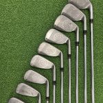 LEFT-HANDED Taylormade LCG Burner Irons / 3-SW / R-Flex R-80 Rifle Steel Shafts