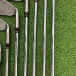 LEFT-HANDED Taylormade LCG Burner Irons / 3-SW / R-Flex R-80 Rifle Steel Shafts