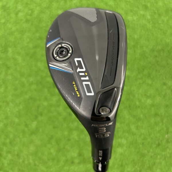 Used TaylorMade Qi10 Tour Hybrid - 19.5 Degree, Stiff Flex N.S. Pro 910GH Steel Shaft
