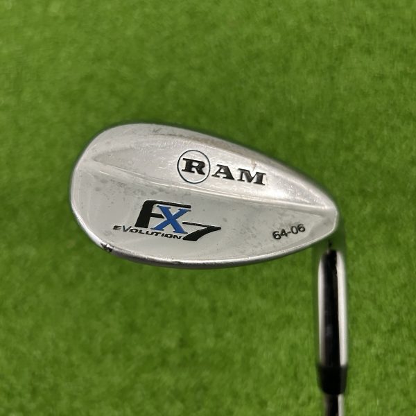 Used Ram FX7 Lob Wedge - 64 Degree, Regular Flex True Temper Ram FX7 Steel Shaft